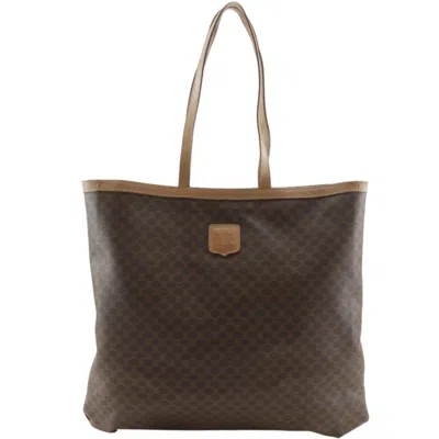 Pre-owned Celine Brown Pvc Tote Bag ()