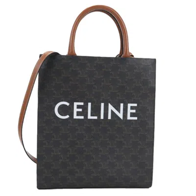 Pre-owned Celine Brown Pvc Tote Bag ()