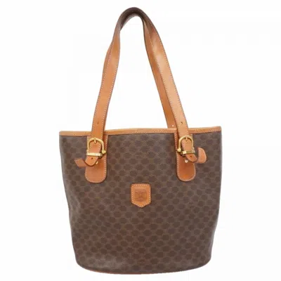 Pre-owned Celine Brown Pvc Tote Bag ()