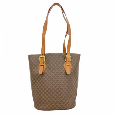 Pre-owned Celine Brown Pvc Tote Bag ()