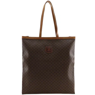Pre-owned Celine Brown Pvc Tote Bag ()
