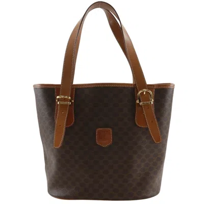 Pre-owned Celine Brown Pvc Tote Bag ()