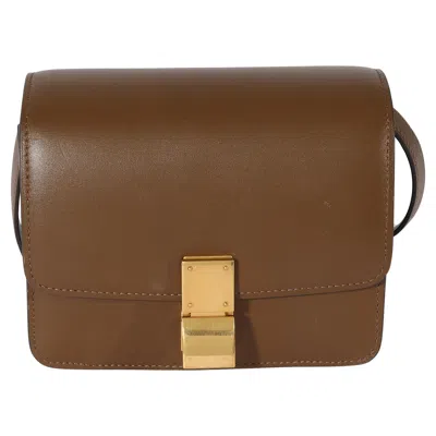 Pre-owned Celine Brown Smooth Leather Small Box Bag