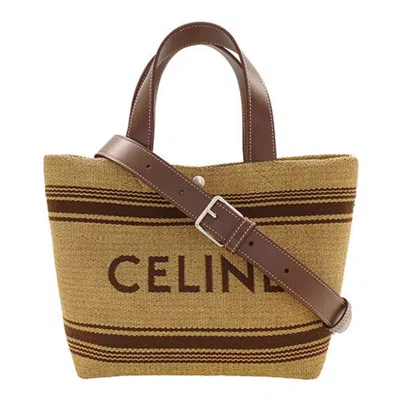Pre-owned Celine Brown Straw Handbag Shoulder Bag ()