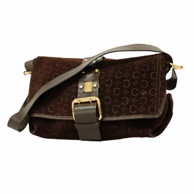 Pre-owned Celine Brown Suede Shoulder Bag ()