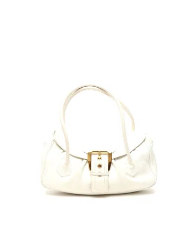 Celine Céline Buckle Bag In Neutral