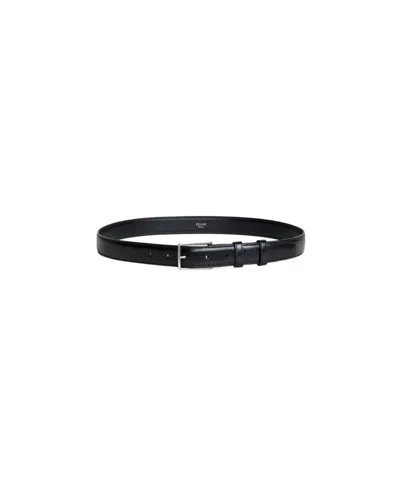 Celine Man Belt Black Size 38 Calfskin