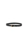 Celine Women Belt With Triomphe Logo In Black