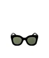 Celine Butterfly S005 Oversize-frame Sunglasses In Black