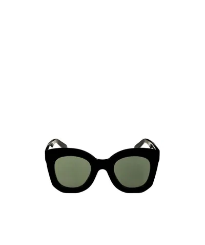 Celine Butterfly S005 Oversize-frame Sunglasses In Black