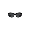 Celine Butterfly S320 Sunglasses In Acetate In Black