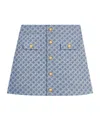 Celine Button-down Skirt In Blue