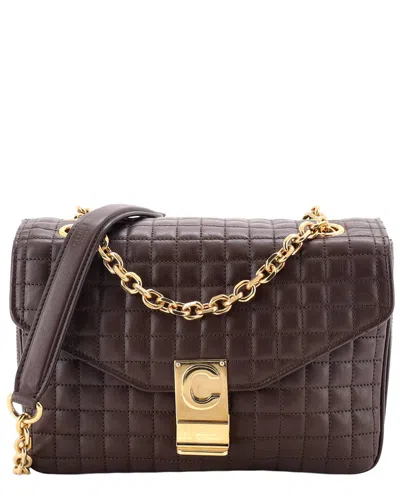 Celine C Bag Quilted Medium (authentic Pre-loved) In Brown