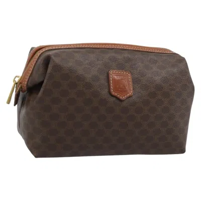 Pre-owned Celine C Macadam Canvas Brown Canvas Clutche & Pouche Bag ()