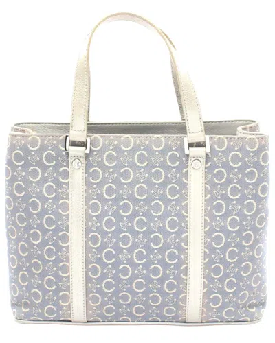 Celine C Macadam Handbag (authentic Pre-loved) In Blue