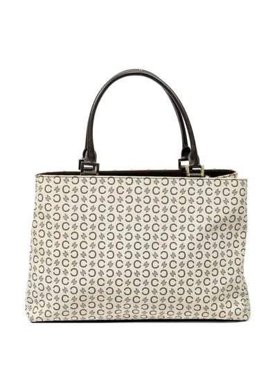 Pre-owned Celine C Macadam Tote Bag In Neutral