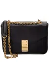 Celine C Medium Leather Shoulder Bag (authentic ) In Black