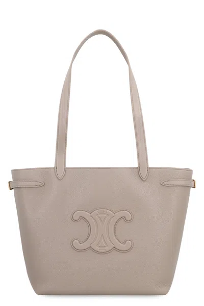 Celine Cabas Anais Cuir Media Leather Tote