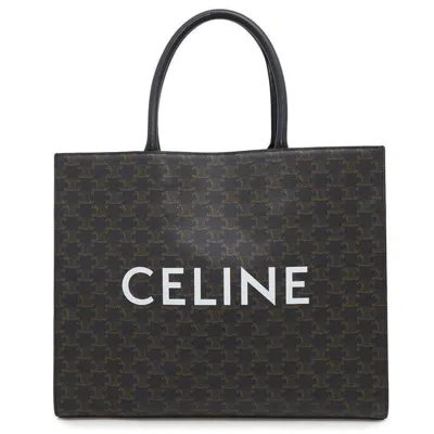 Pre-owned Celine Cabas Black Pvc Tote Bag ()