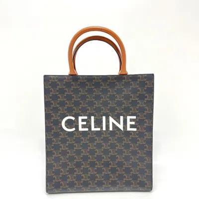 Pre-owned Celine Cabas Brown Pvc Leather Tote Bag ()