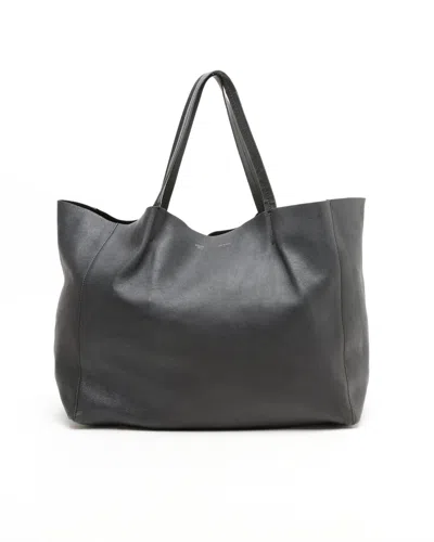 Celine Céline Cabas Horizontal Tote Bag In Black