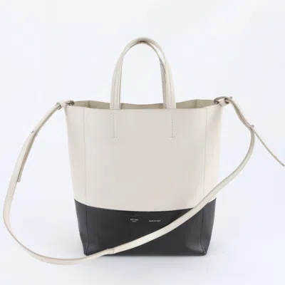 Pre-owned Celine Cabas Leather Shoulder Bag Tote Bag ()