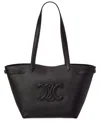 Celine Cabas Small Leather Tote In Black
