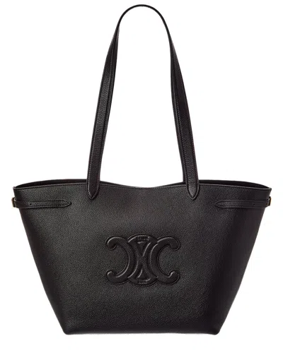 CELINE CELINE CABAS SMALL LEATHER TOTE