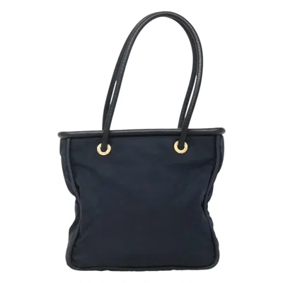 Pre-owned Celine Cabas Synthetic Shoulder Bag () In Blue