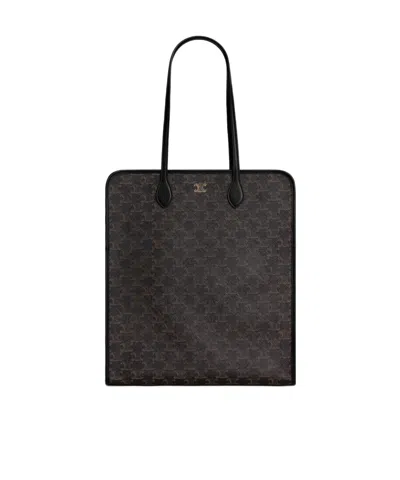 Celine Cabas Tote Bag In Black