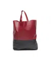 Celine Céline Cabas Vertical Tote Bag In Red