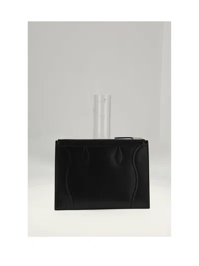 Celine Calf Leather Pouch In Black