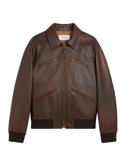 CELINE CALFSKIN BOMBER JACKET