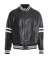 Celine Calfskin College Style Jacket With Outline In Black