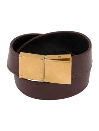 Pre-owned Celine Calfskin Double Strap Bracelet In Multi