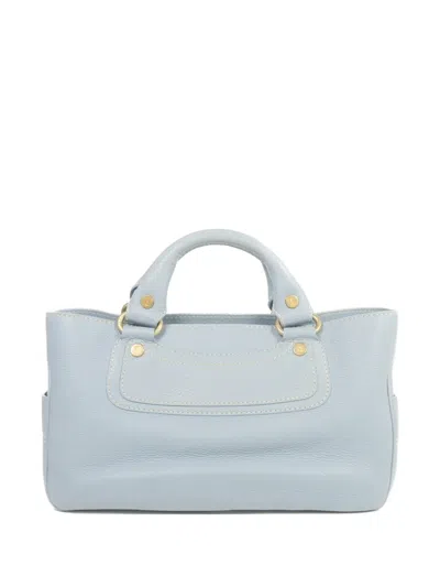 Pre-owned Celine Calfskin Leather Handbag In Blue