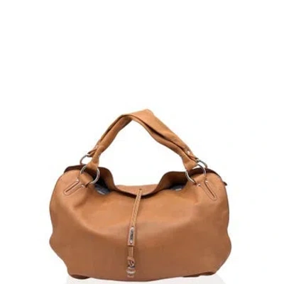 Pre-owned Celine Calfskin Tote In Brown