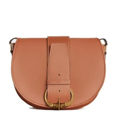 Celine Camarat Medium Shoulder Bag In Brown