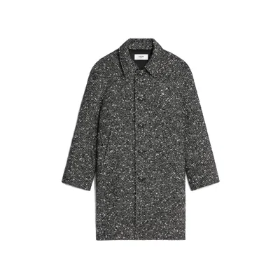 CELINE CÉLINE CAMDEN WOOL TWEED COAT