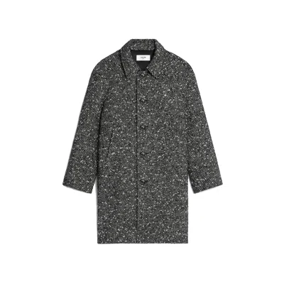 Celine Camden Wool Tweed Coat Men