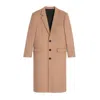 Celine Long-sleeved Camel Wool Coat