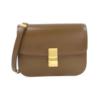 Pre-owned Celine Camel Leather Shoulder Bag ()
