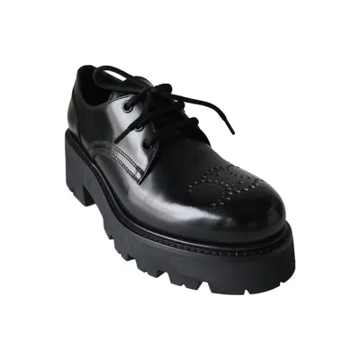 Celine Cameron Derby Triomphe 45 Polished Bull Black