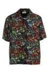 Celine Shirts Printed Short Sleeves In 38mu