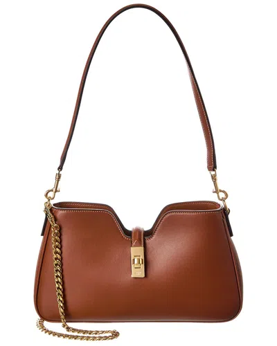 Celine Camille 16 Leather Shoulder Bag In Brown