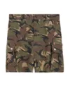 Celine Camouflage-print Shorts In Brown