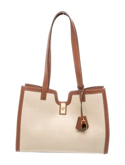 Pre-owned Celine Canvas 16 Bag 2023 In Neutral