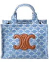 Celine Canvas & Leather Tote