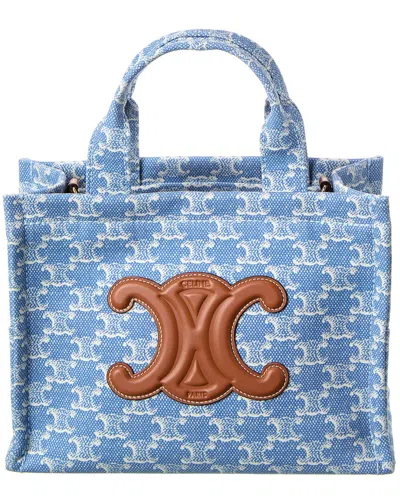Celine Canvas & Leather Tote
