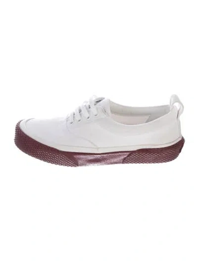 Pre-owned Celine Canvas Colorblock Pattern Sneakers In Multi